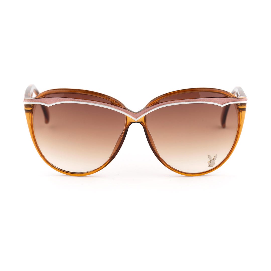Playboy 4611 Sunglasses, Oversized Butterfly Frame, Vintage 90s