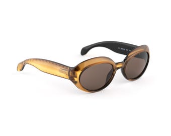 Vintage Y2K Folding Sunglasses Tortoise Shell Brown Lens Made in France Compact Folding Sunglasses In Vintage Sunglasses for sale | eBay main image 3
