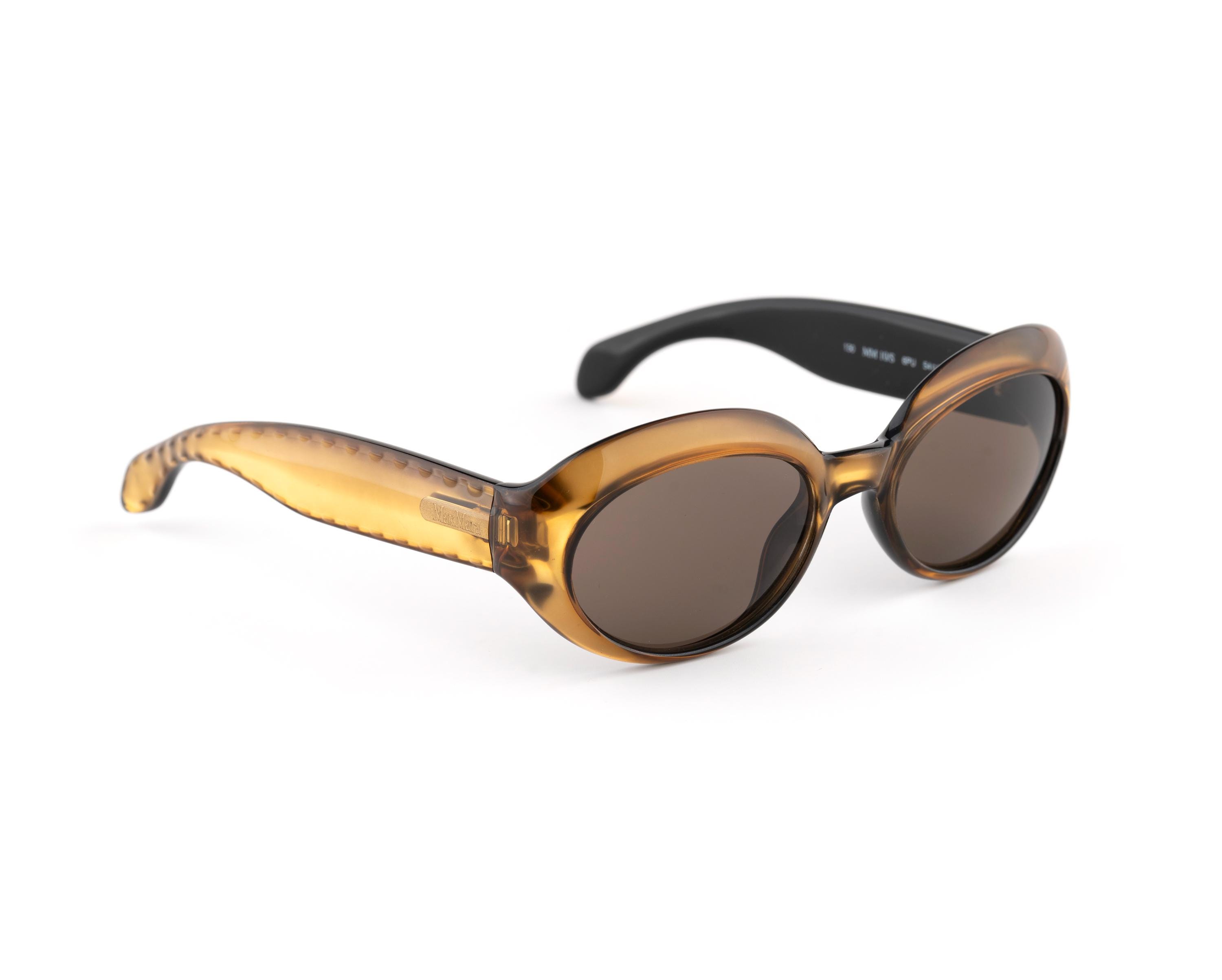 Maxmara Sunglasses MM10, Chunky Honey Amber Acetate, Vintage  display picture 1