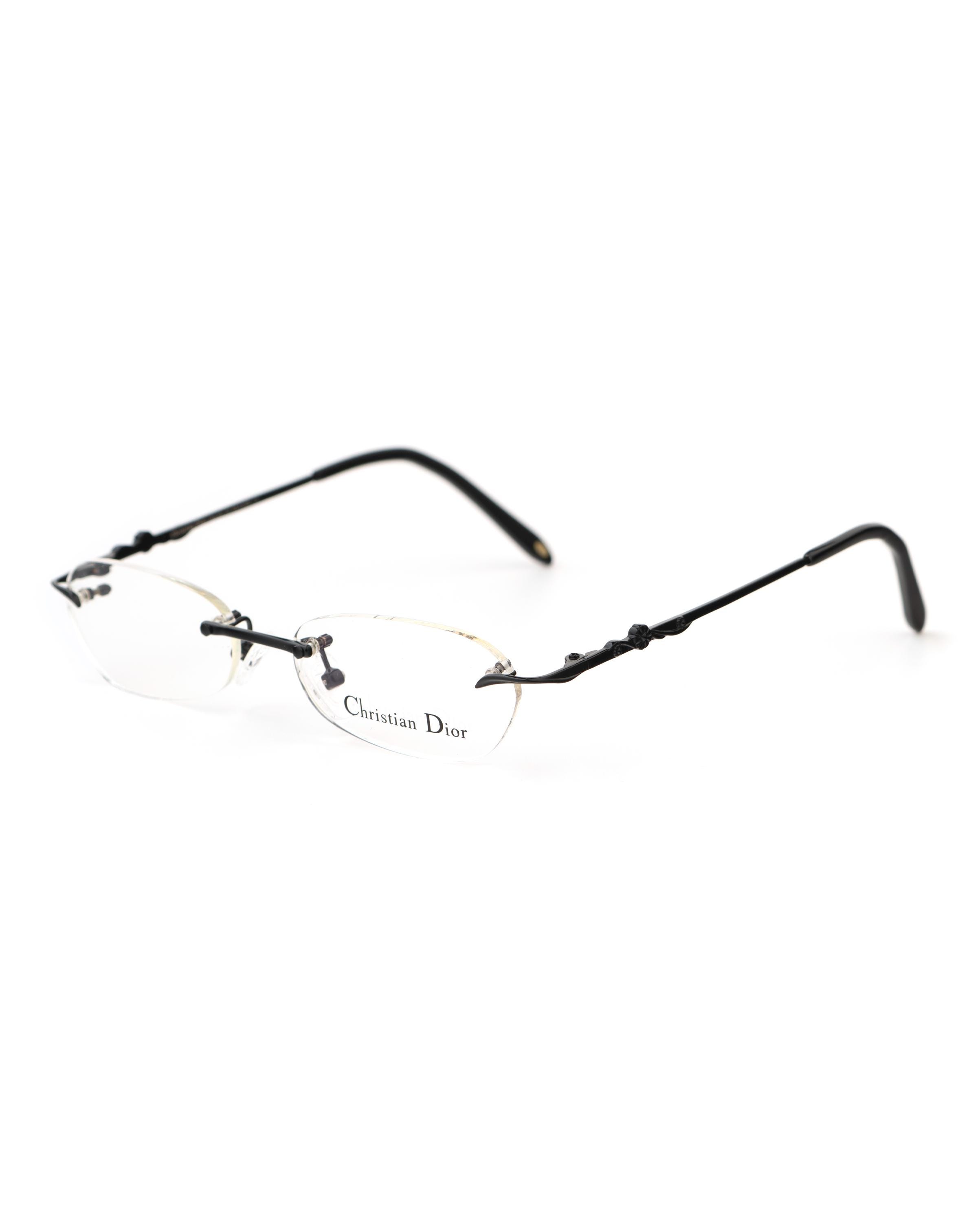 小物 Christian Dior rimless oval sunglasses Rimless Oval Glasses, Christian Dior Titanium, Petite Fit 127mm