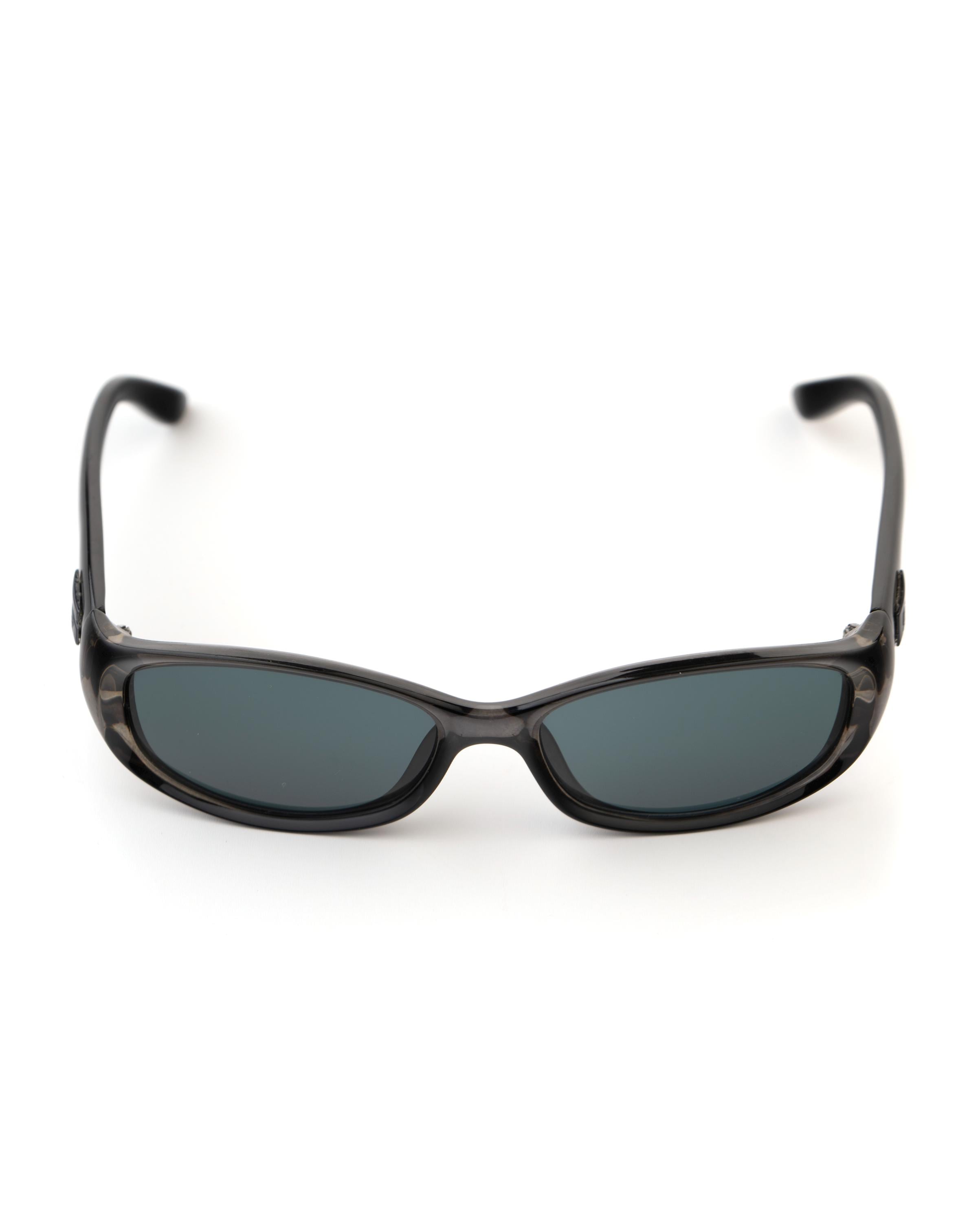 Gucci Sunglasses GG 2456, Smoke Clear Translucent, Blue Lens