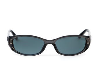 Gucci Sunglasses GG 2456, Smoke Clear Translucent, Blue Lens