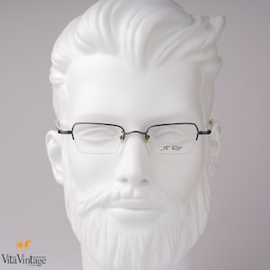 Lunettes de vue uniques Jean Francois Rey JF 2013 - Cadre vintage bleu des années 90 pour homme et femme - Neuf vieux stock