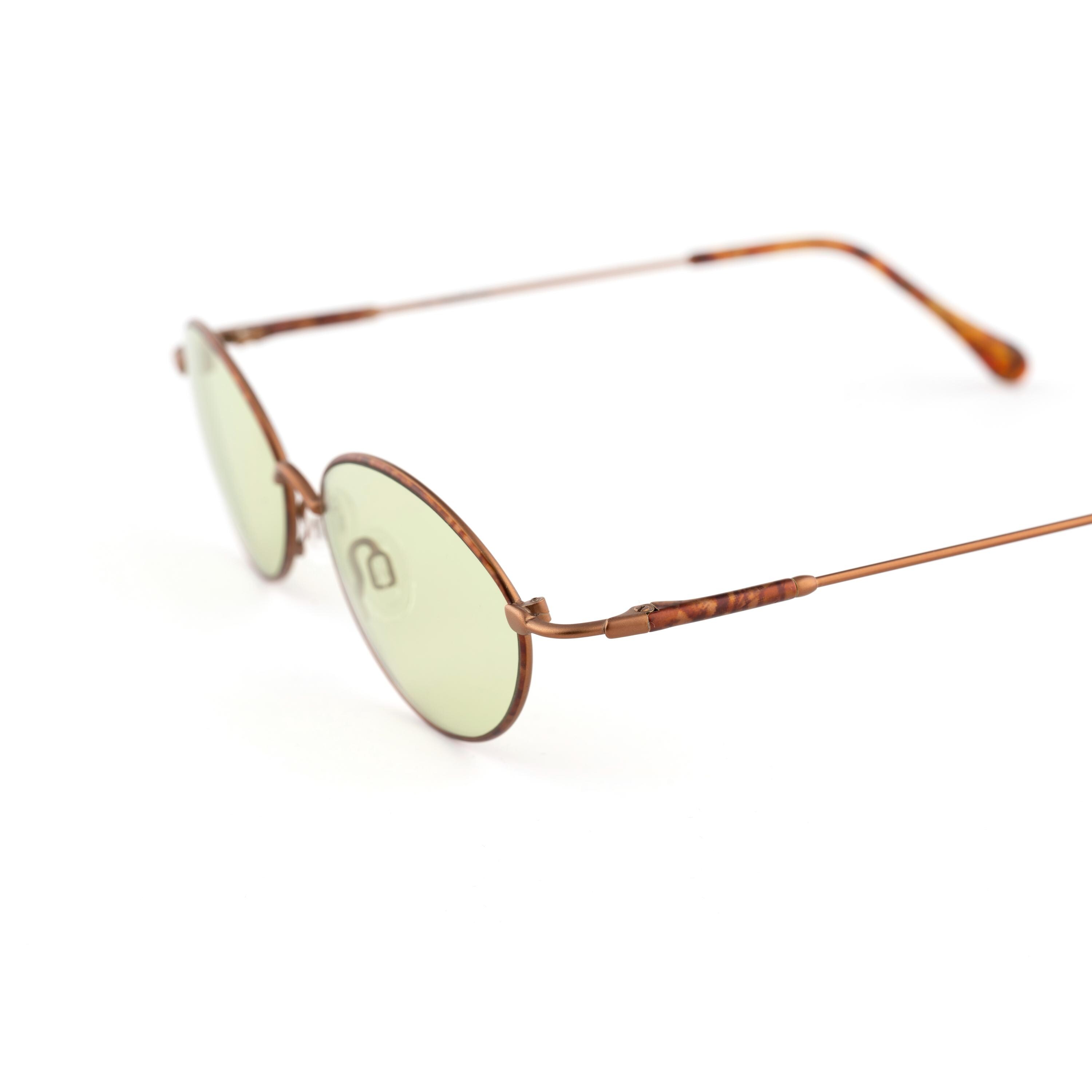 Oval Sunglasses, Light Green Lens, Rodenstock R4120 Vintage 90s