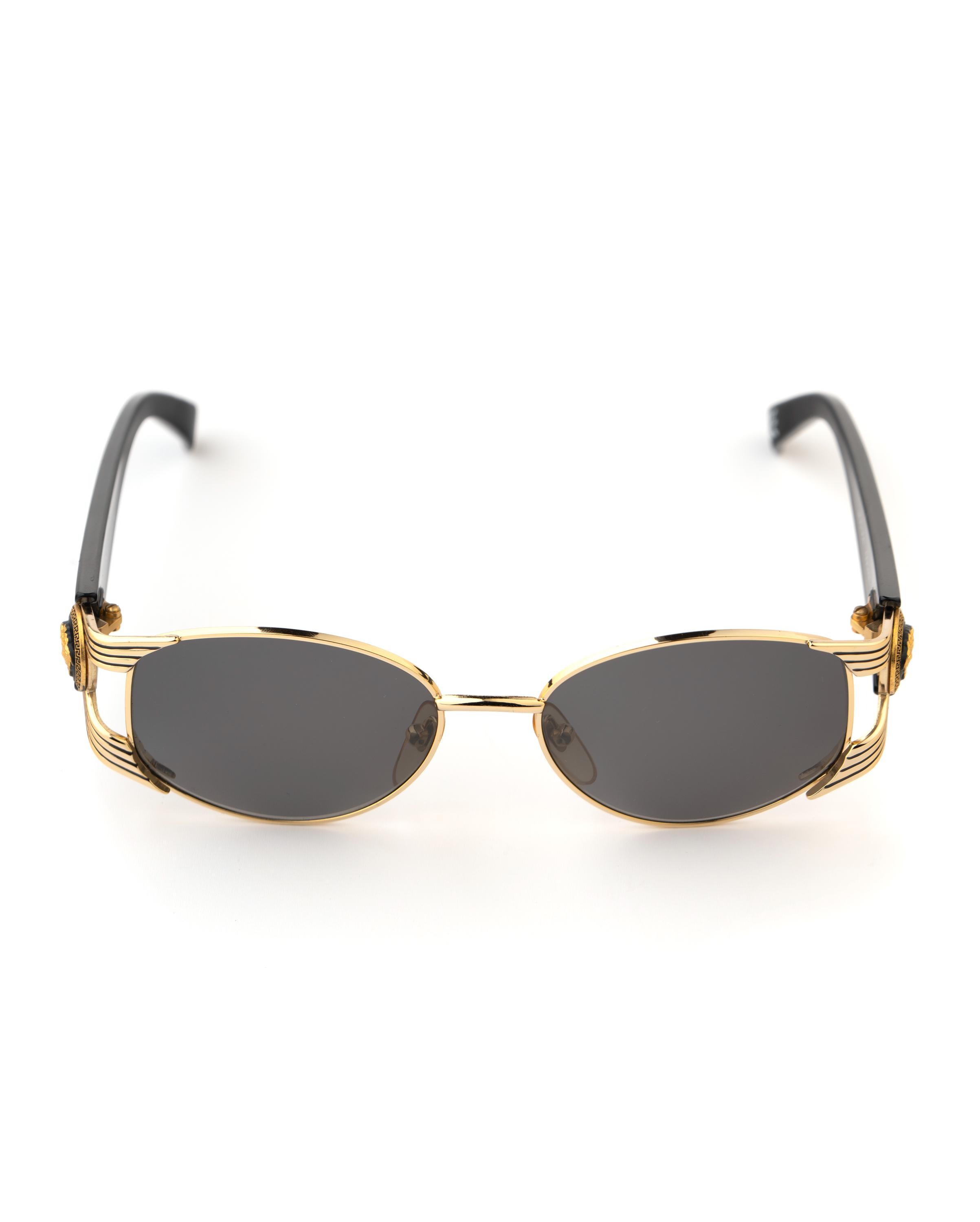 Gianni Versace S64 Iconic Sunglasses, Gold Medusa Medallion  display picture 1