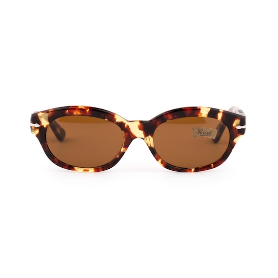 Persol Ratti 830 Vintage Sunglasses, 80s Tortoise Cat Eye, Wide