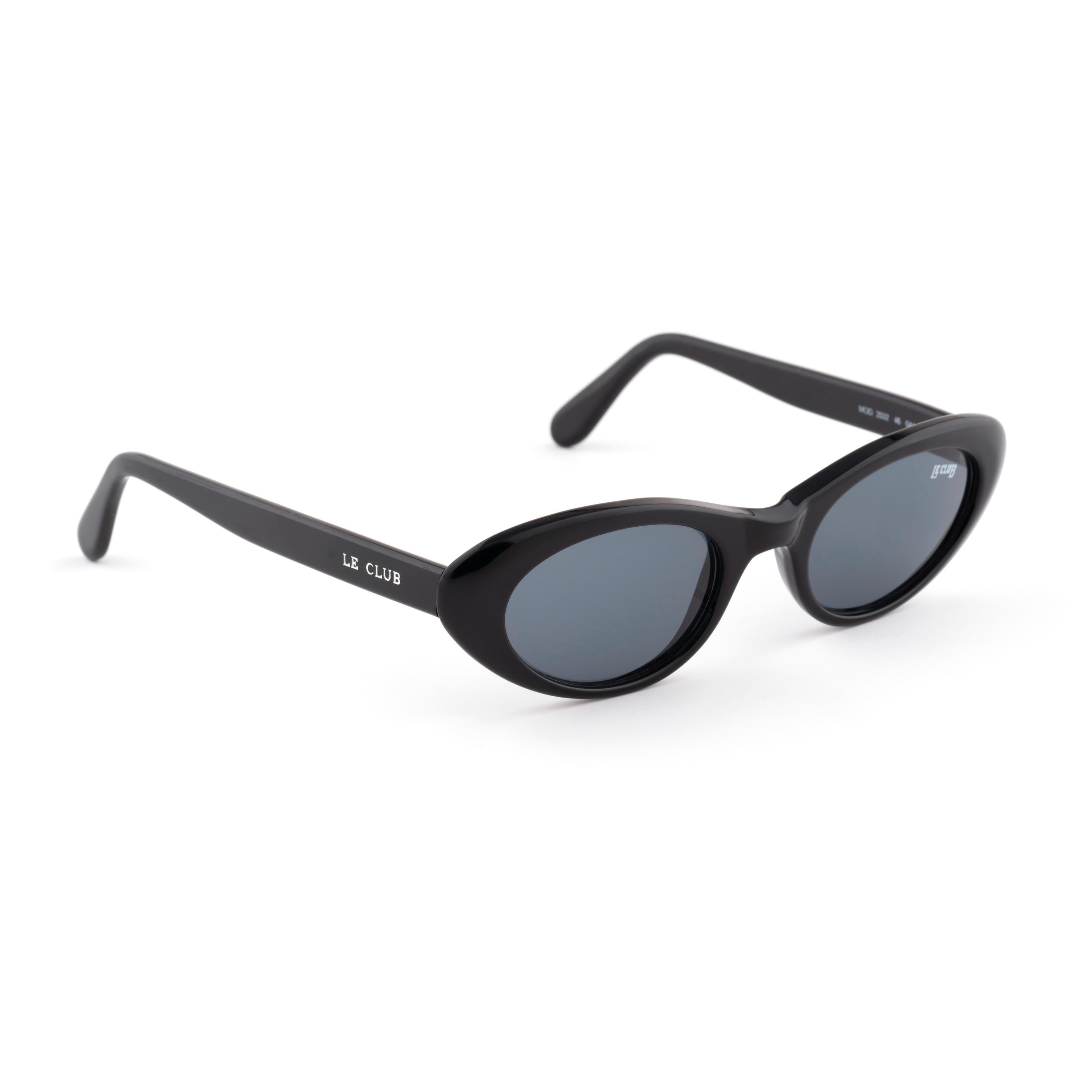 Black Cat Eye Sunglasses, Vintage 90s Le Club Italy, Small  display picture 1