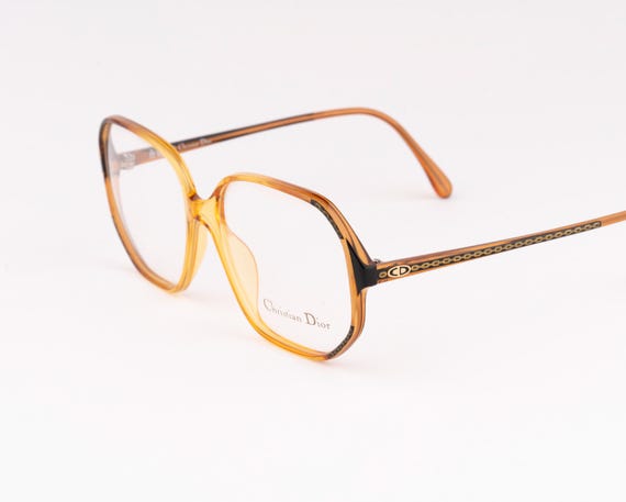 Christian Dior ディオール アンティークフレーム Christian Dior 2459 Vintage Eyeglasses - 90s Yellow Big