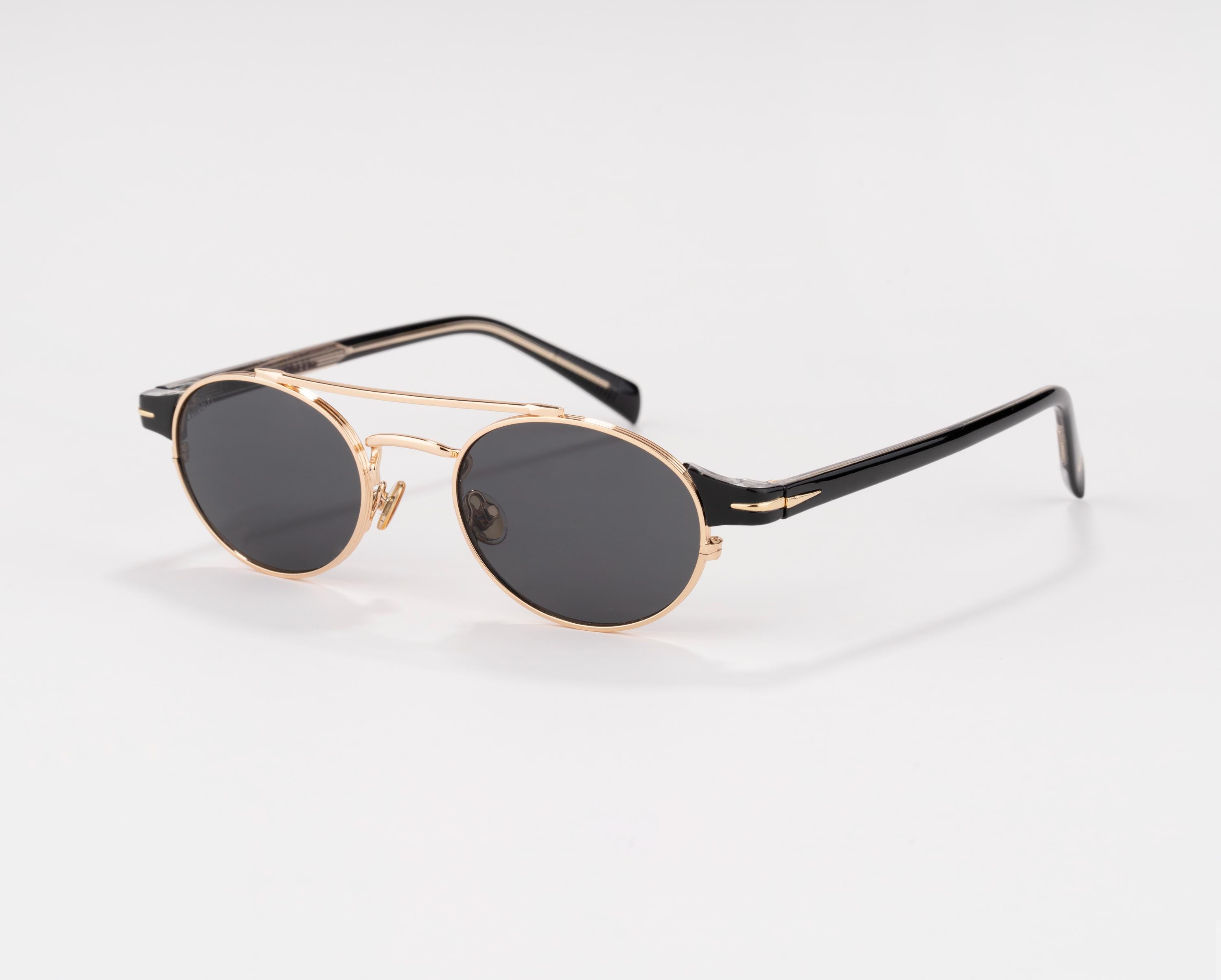 Misura Hong Kong Retro Oval Aviator Sunglasses With Gradient Lenses & Case Aviator Sunglasses | Buy Sunglasses Online Hong Kong | Shade  main image 4