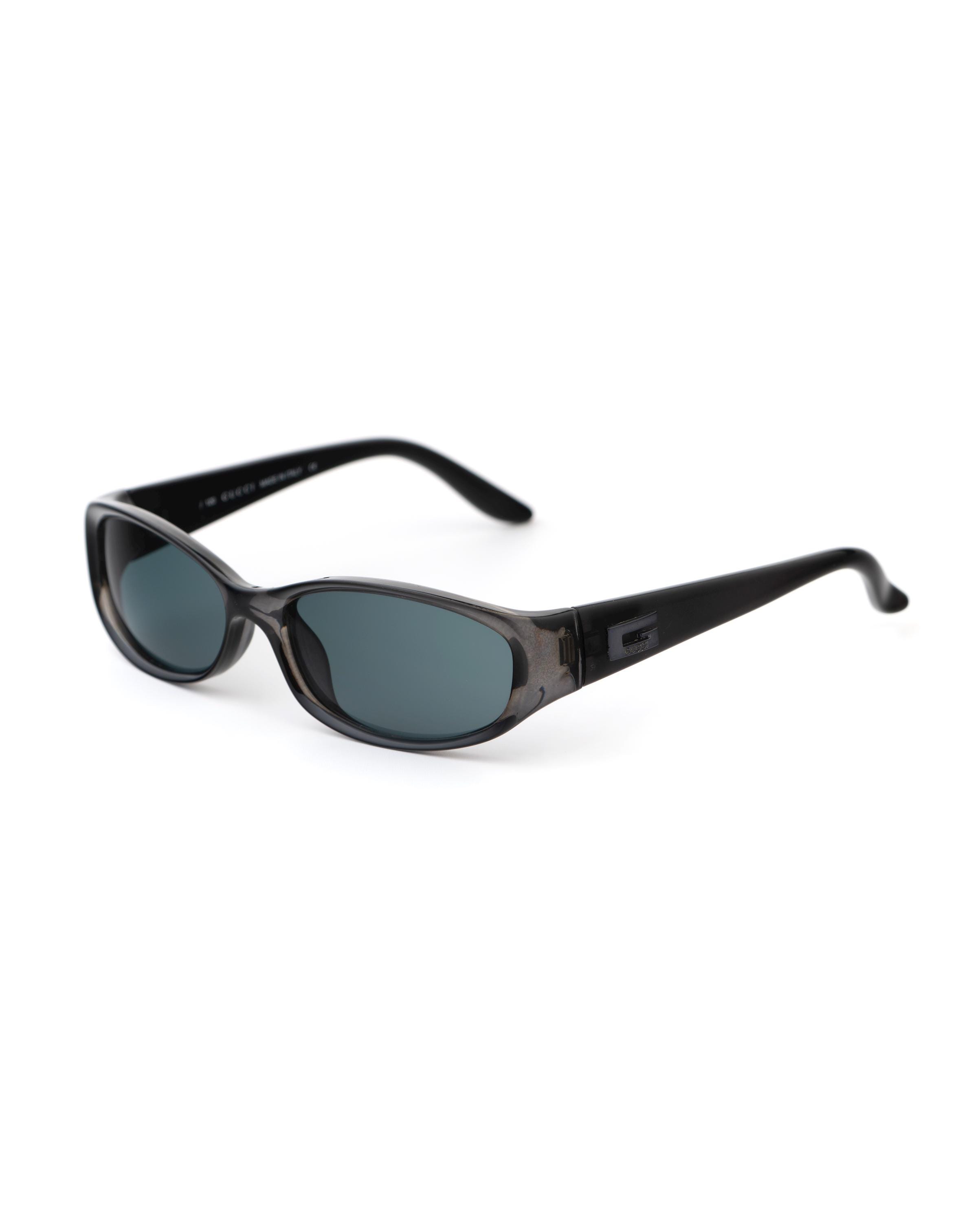 Gucci Sunglasses GG 2456, Smoke Clear Translucent, Blue Lens