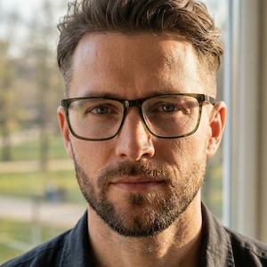 Green Acetate Rectangle Eyeglasses, VLux Club Classic Frame, Wide Fit 143mm, Retro Optical Specs, Handmade in Italy