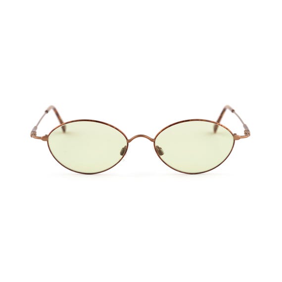 Oval Sunglasses, Light Green Lens, Rodenstock R4120 Vintage 90s