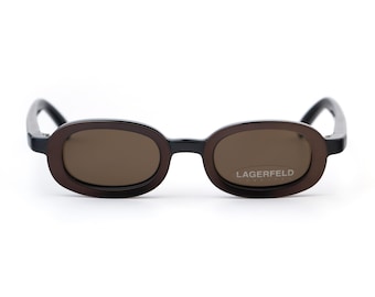 Chunky Tortoise Rectangle Sunglasses, 90s Y2K Vintage Italy  display picture 3