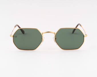 Vintage 90s MAX Tortoiseshell  Sunglasses Gold Logo made in italy Vintage Italian Sunglasses: 90s Riders Gold Tortoiseshell  main image 4