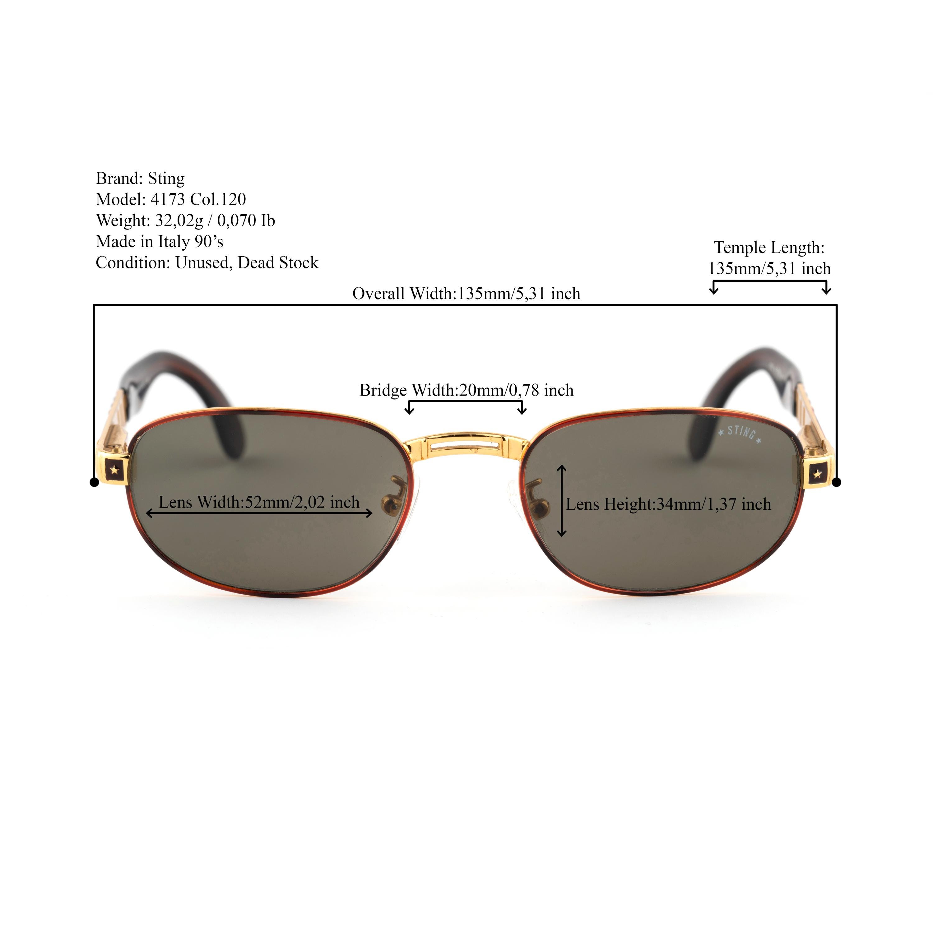 Sting Vintage 90s Sunglasses | Ornate Gold Steampunk Frame Made in