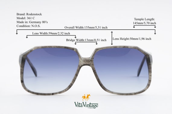 Vintage Rodenstock man sunglasses, 80s made in Ge… - image 8