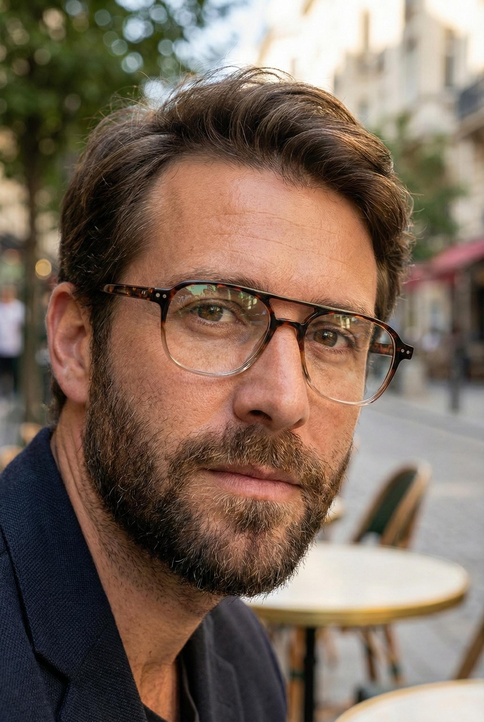 Blue Light Blocking Glasses, Tortoise Clear Aviator Frame, Vlux