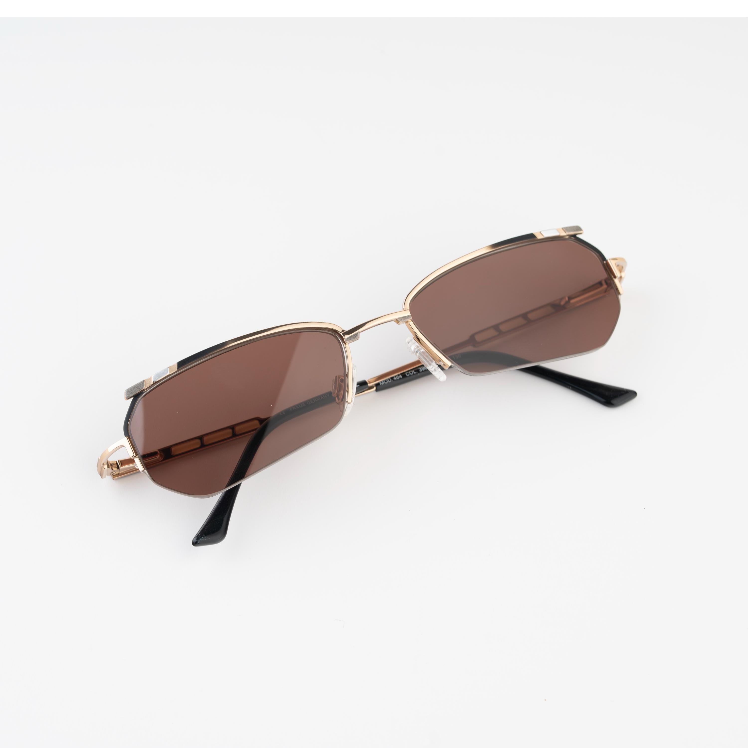 Cazal Vintage 90s Sunglasses | Slim Rectangle Matrix Y2K Frame