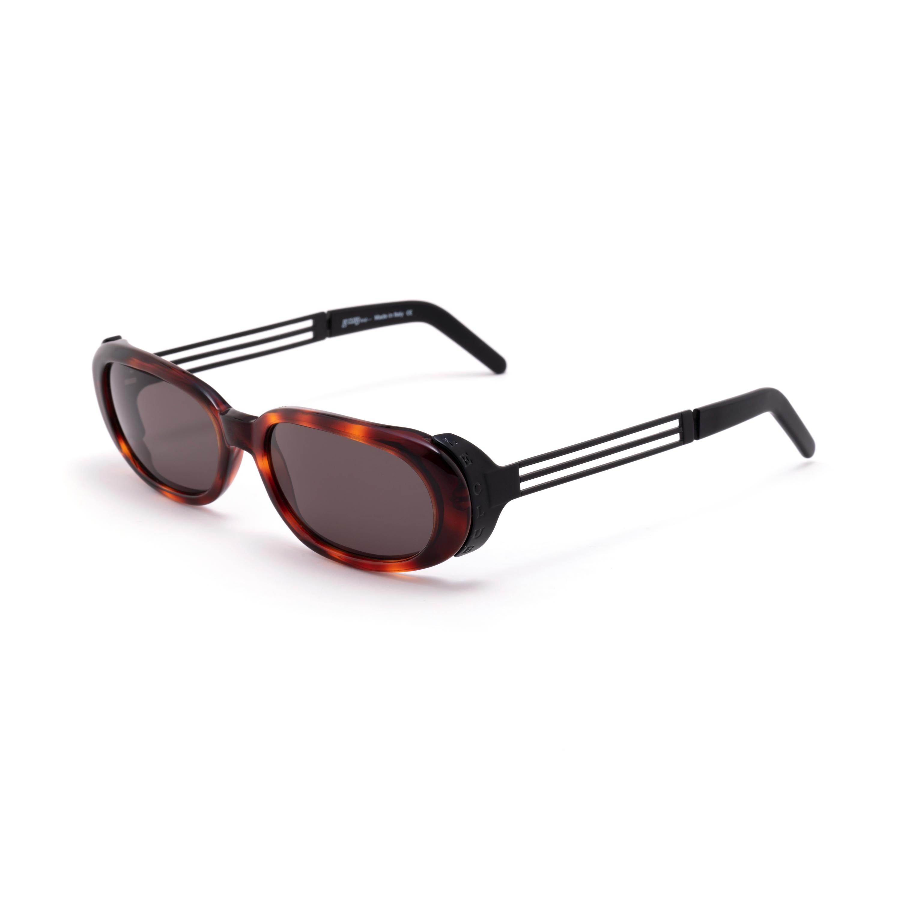 Vintage Le Club 2171 Sunglasses, 90s Italian Tortoiseshell Oval