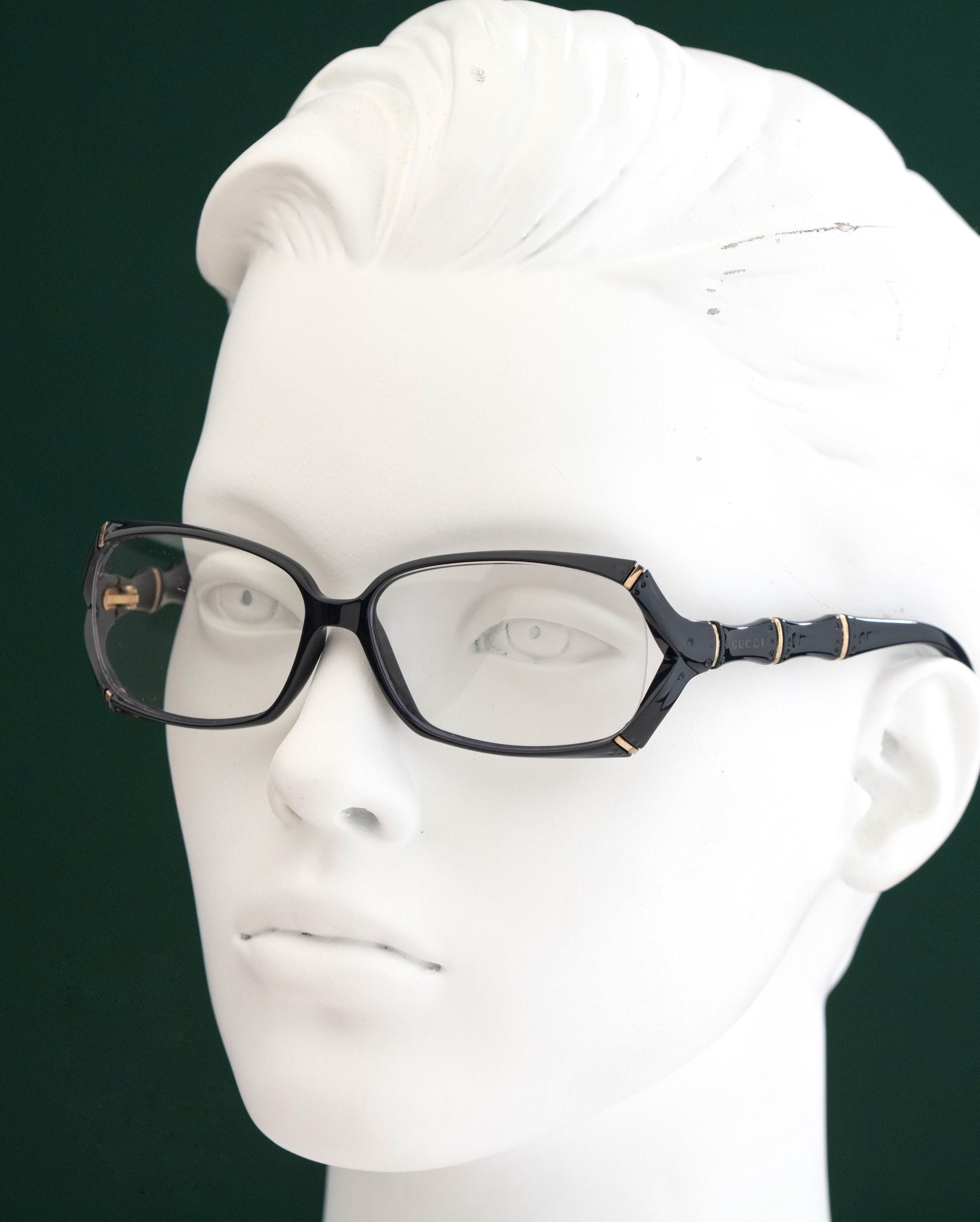 Vintage Gucci Sunglasses, Y2K Wrap Around Shades, Brown