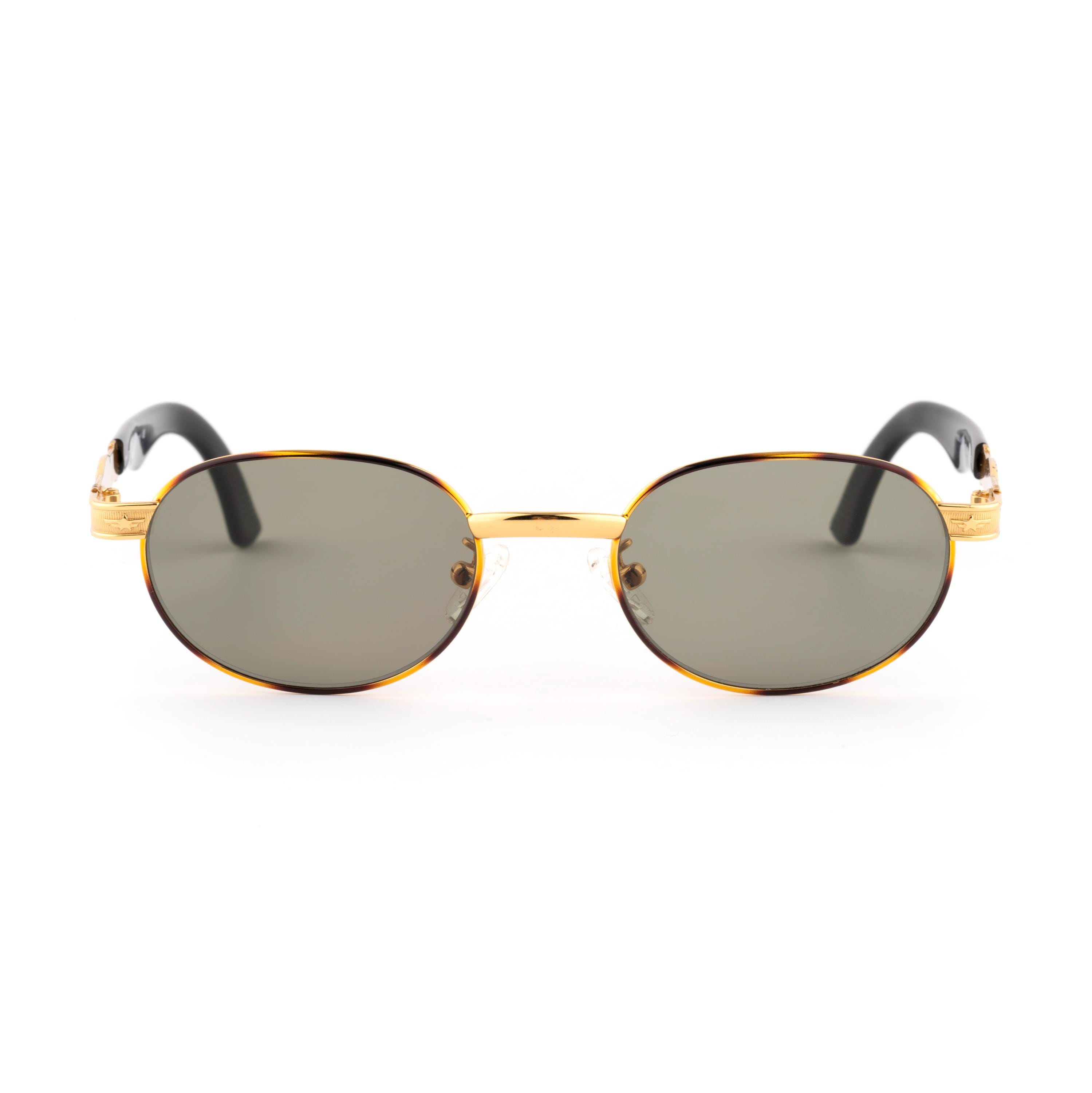 スティングゴールドバーク Small Fit 90s Vintage Sunglasses 133mm, Sting Italy Model 4089
