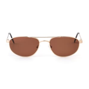 Sting Vintage 90s Navigator Sunglasses | Gold & Tortoise Metal