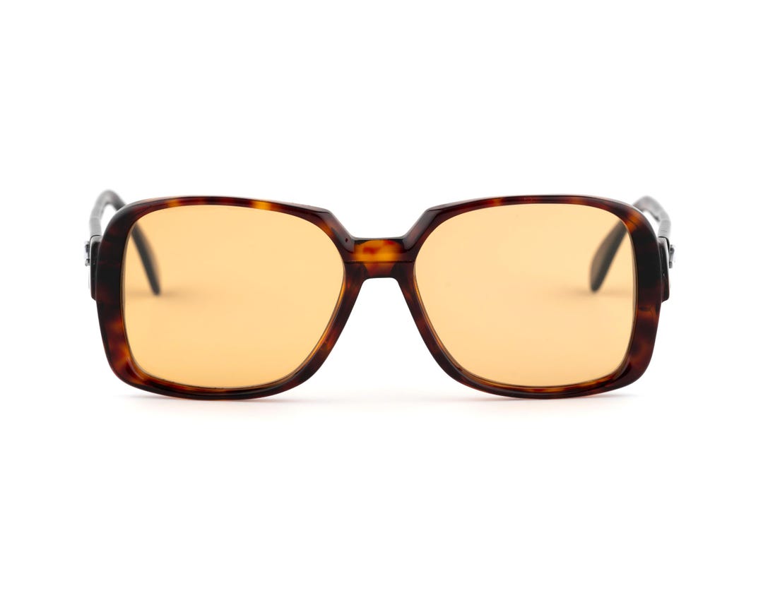 Vintage 80s Silhouette Sunglasses | Oversized Tortoise Shell Frame