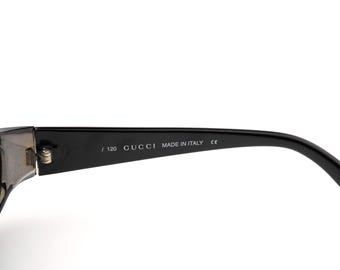 Gucci Sunglasses GG 2456, Smoke Clear Translucent, Blue Lens