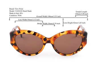 Tortoise Cat Eye Sunglasses, Chunky Acetate Frame, View  display picture 3
