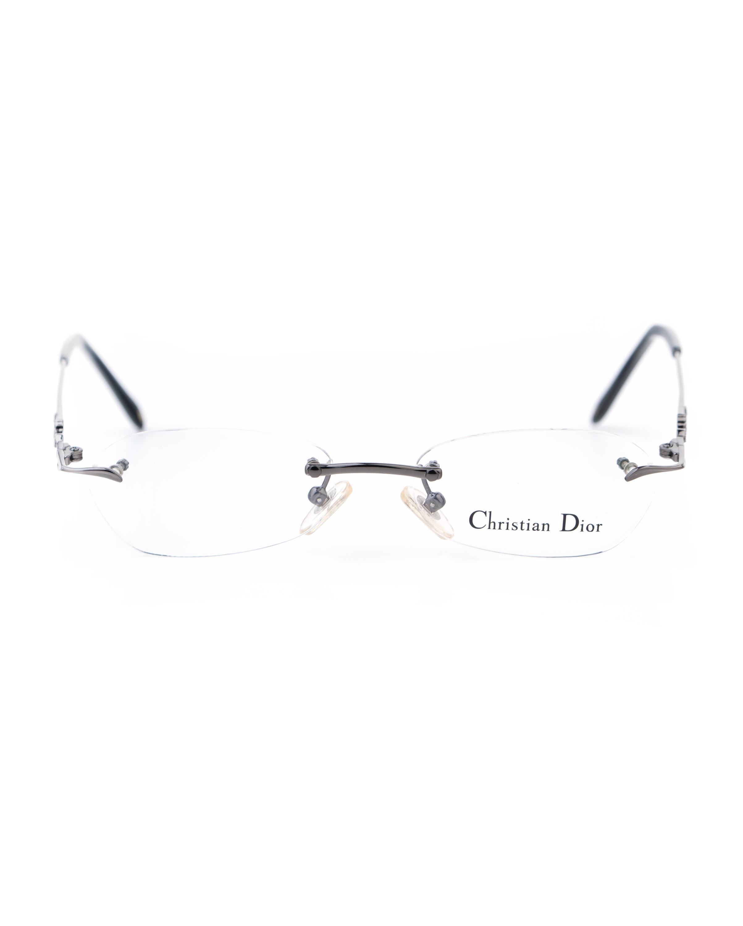 小物 Christian Dior rimless oval sunglasses Titanium Rimless Glasses, Petite Fit 127mm, Christian Dior 90s