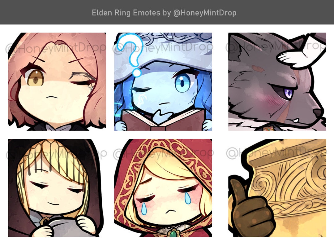 Elden Ring Emote Set Etsy France