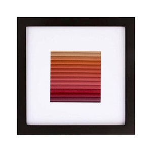 Framed Textile_Pink Waves