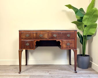Antique Dressing Console Table Table Desk Sideboard Vintage Solid Wood Storage Hallway Edwardian