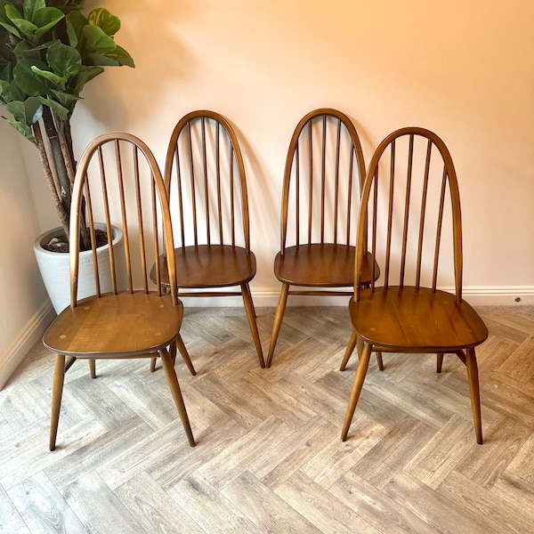 Ercol Dining Chairs Etsy UK