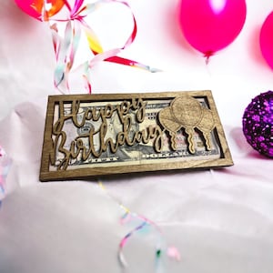 Happy Birthday Money Box SVG FILE