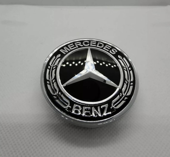 Logo Hood Mercedes Benz BLACK 57mm Emblem CLASS C E CLK S New Etsy