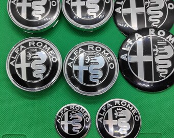 thumbnail interactive-video image 1 of Alfa Romeo Metal Trunk Or Hood Badge Emblem - Fits 147, 159, GT, Mito, 166, 156 1 of 3