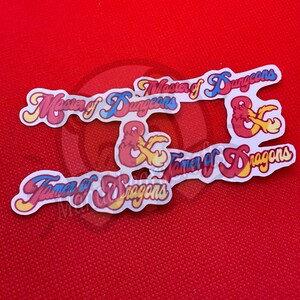Master of Dungeons and Tamer of Dragons D&D sticker