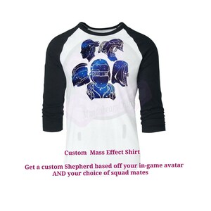 Custom Mass Effect 1,2,3 Character/Squad Shirt