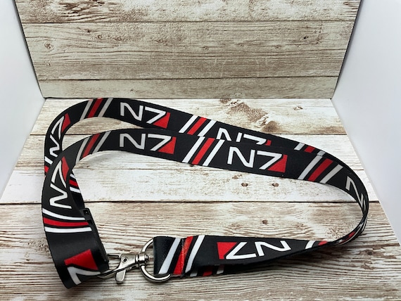 Mass Effect, N7 cosplay, lanyard with badge holder