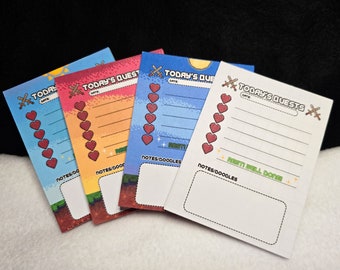 Today’s Quests - Adventurer’s To-Do List/ Notepad