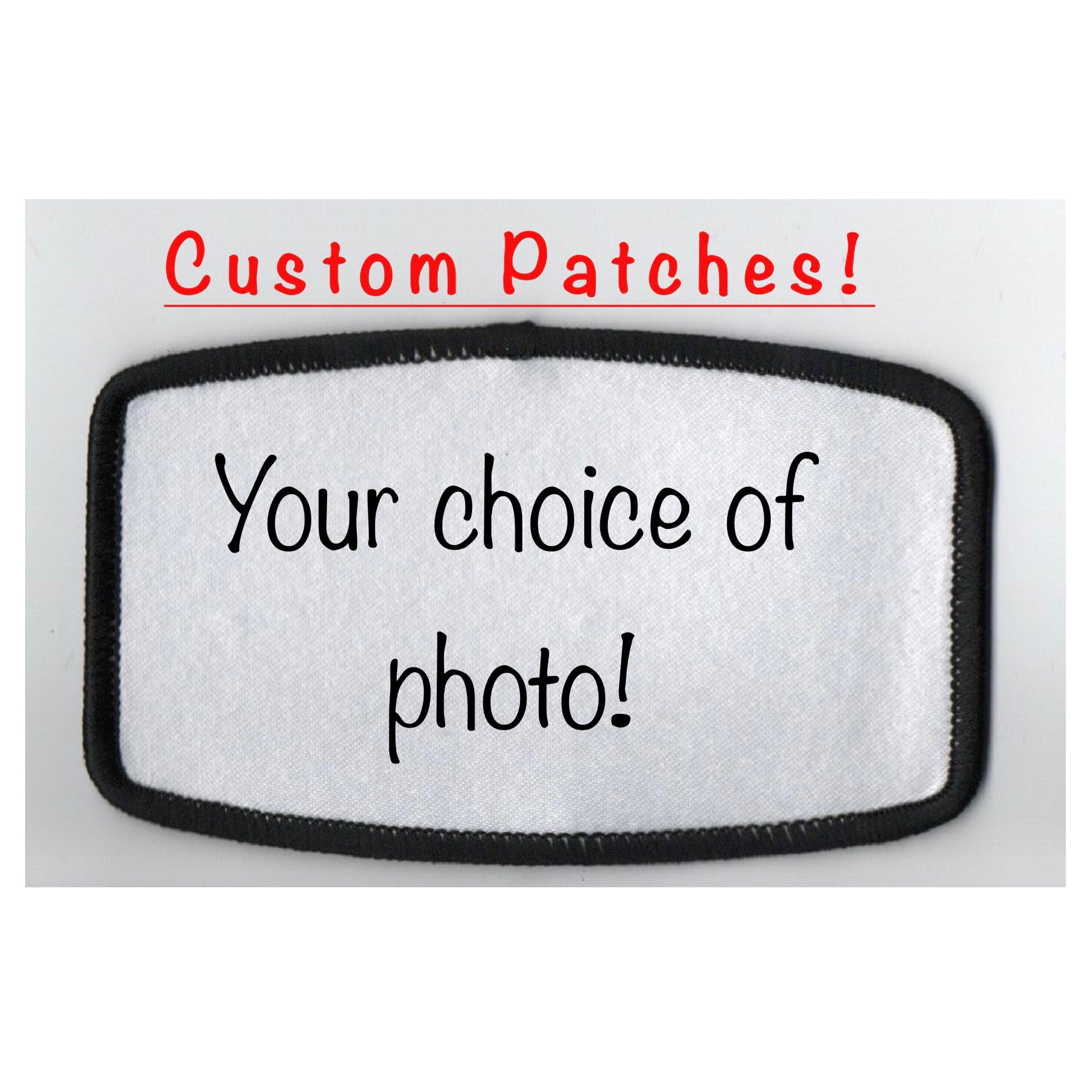 Custom Iron On Patches! Choose Your Picture! Full Color Available!!!  Made to Order. For Jackets, Hats, and So Much More!