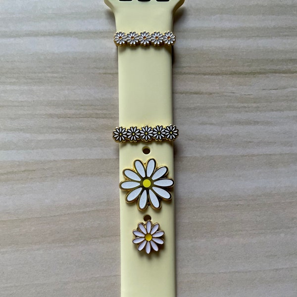 Daisy Flower Watch Charms