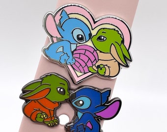 Big Yoda/Stitch Watch Charms