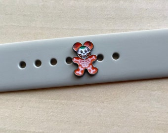 Skeleton Gingerbread Watch Charm