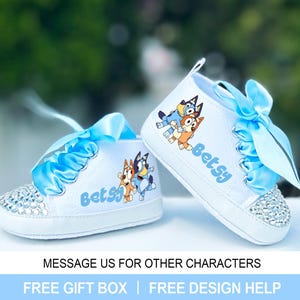 Personalized Popular Baby Girl Shoes, First Birthday Baby Gift, Custom Baby Shoes