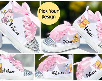 Winnie the Pooh Baby Shoes, Disney Winnie the Pooh Birthday