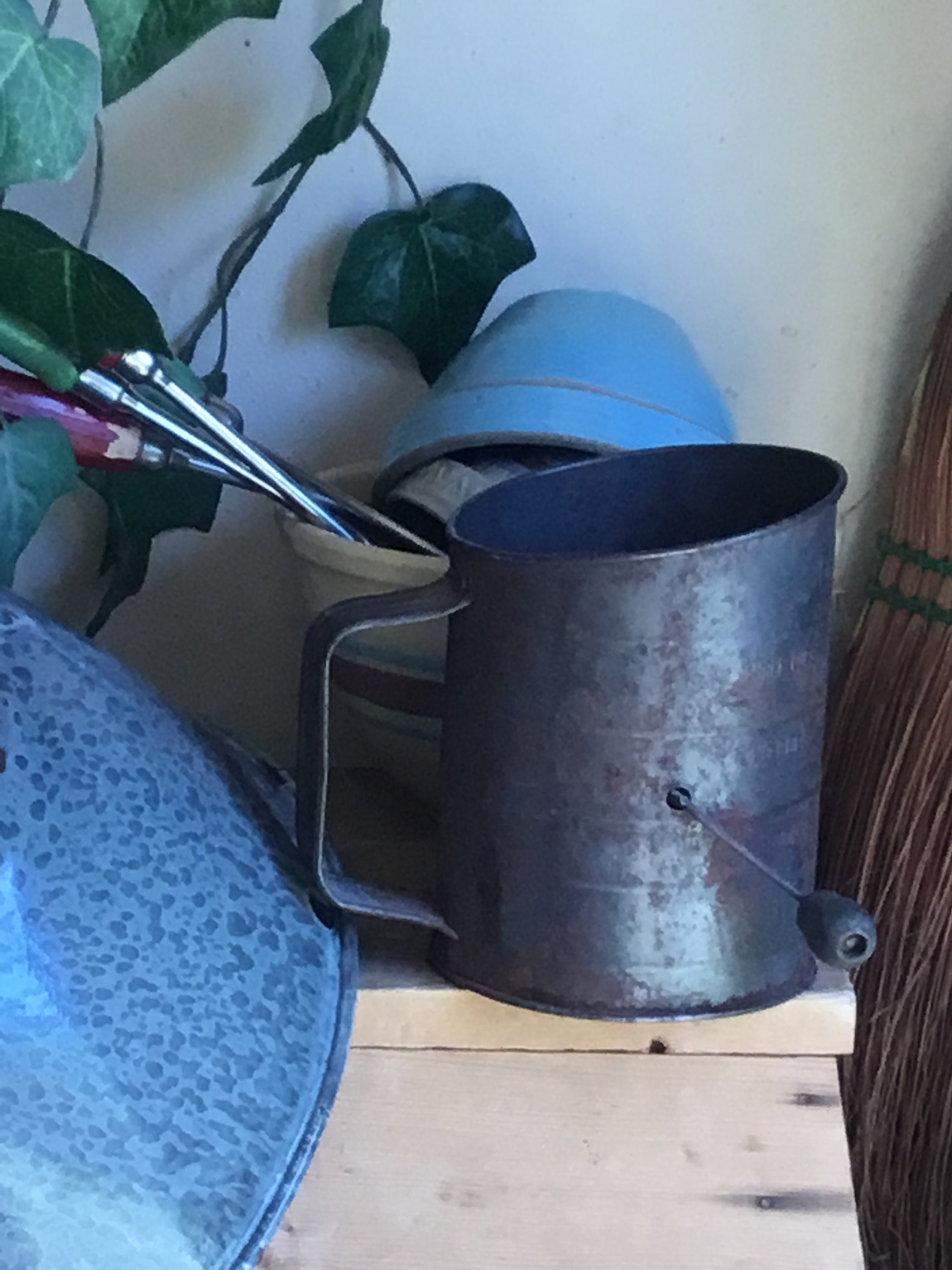Old Rusty Flour Sifter. Vintage Hand Cranked Flour Sifter. Etsy