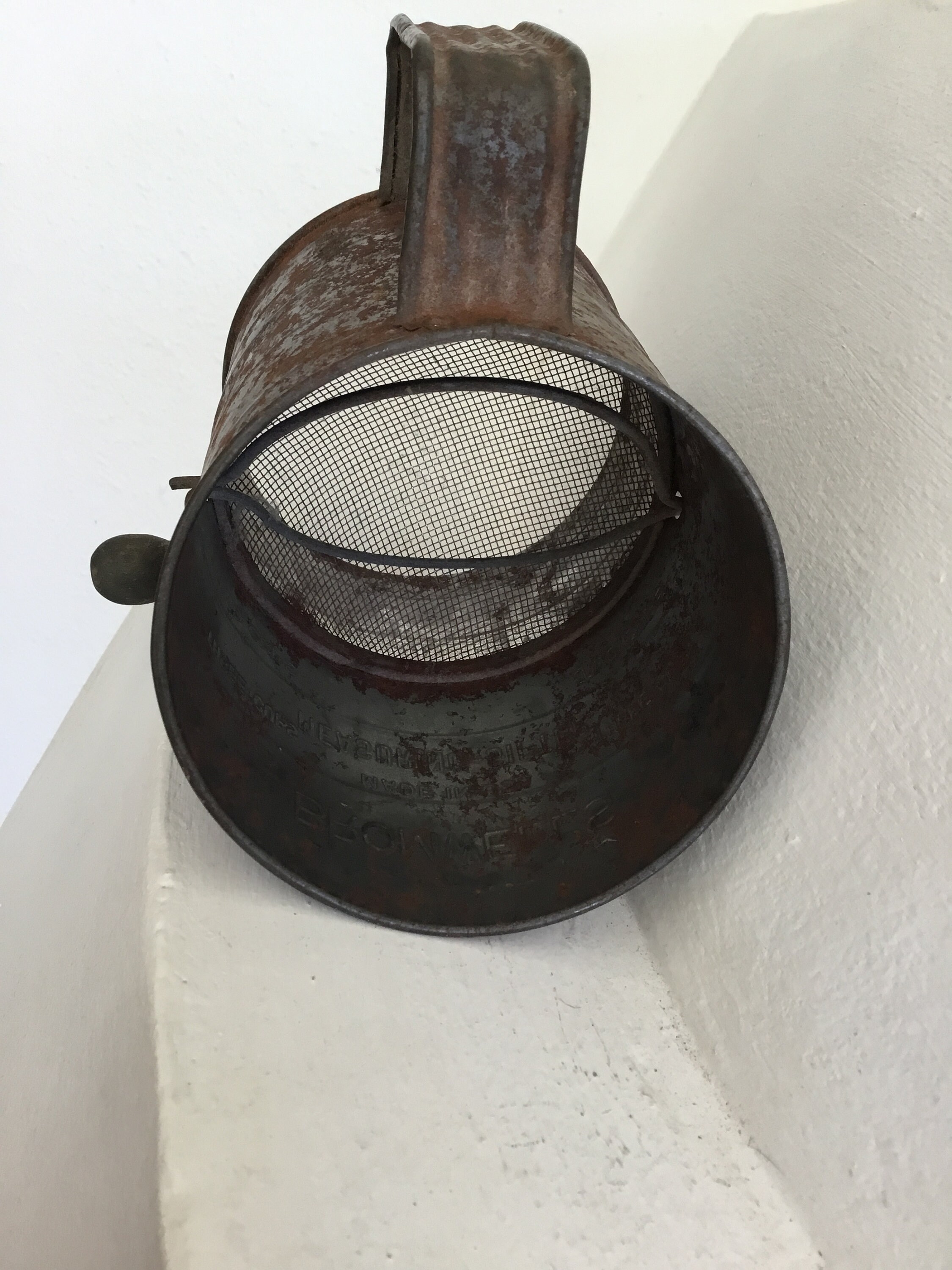 Old Rusty Flour Sifter. Vintage Hand Cranked Flour Sifter. Etsy