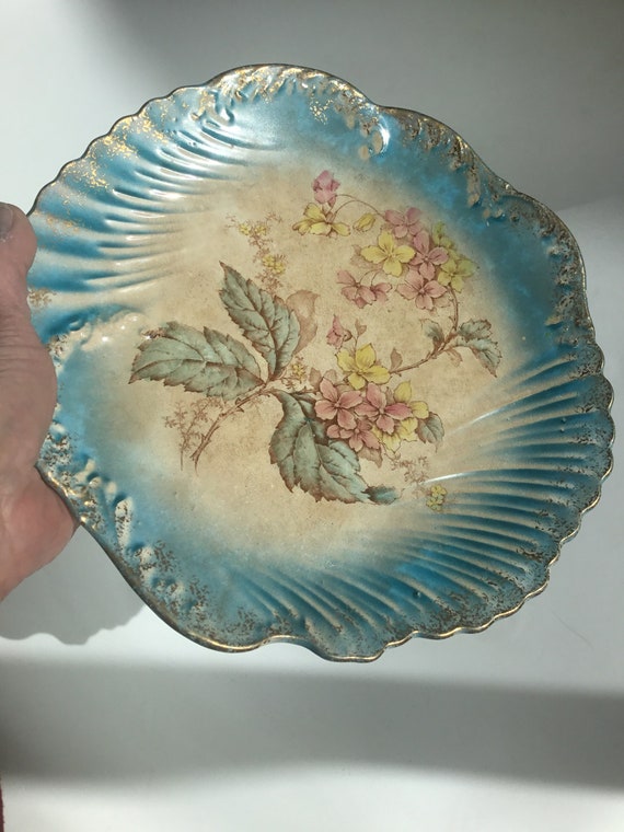 Large Vintage La Francaise Porcelain Decorative Plate